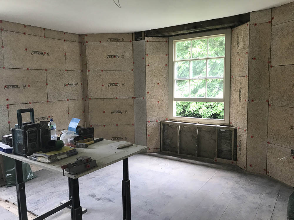Insulating Lime Plaster